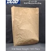 A Picture of product 705-413 Duro® Paper Merchandise Bags. 30 lb. Basis Weight.  17 X 4 X 24 in. Kraft. 500/case.