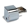 A Picture of product 858-069 Duet Dispenser.  6" x 10" x 5-11/16".  Chrome Color.  Holds two, 1500 sheet rolls.