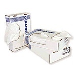 Can Liner.  30" x 36".  20 - 30 Gallon.  0.65 Mil.  Clear.  Individually Folded in Dispenser Box.