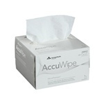AccuWipe® MicroPremium 1-Ply Delicate Task Wipers.  4.5" x 8.25".  White Color.  280 Wipers/Box.