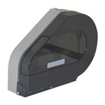 GP Jumbo Sr. Bathroom Tissue Dispenser with Stub Roll.  Translucent Smoke Color.  Holds one 12" Roll and one 7" Roll.