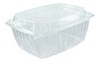 A Picture of product 969-632 ClearPac® Containers. 7.4 X 9.0 X 3.2 in. 64 oz. Clear. 252 count.  These are the containers only, the lids are sold seperately.