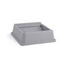 A Picture of product 965-110 Rubbermaid® Commercial Untouchable® Square Swing Top Lid, Plastic, 20 1/8 x 20 1/8 x 6 1/4, Beige