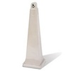A Picture of product 970-105 GroundsKeeper® Smoking Management Receptacle.  12-1/4" x 12-1/4" x 39.4".  Beige Color.