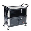A Picture of product 970-190 Xtra™ Equipment Cart.  300 lb. Weight Load.  40-5/8" x 20-3/4" x 37.8".  Black Color.