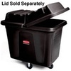 A Picture of product 970-302 Cube Truck.  500 lb. Capacity.  44-1/8" x 31" x 32-1/2".  Black Color.