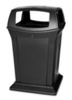 A Picture of product 968-960 Rubbermaid® Commercial Ranger® Fire-Safe Container, Square, Structural Foam, 45gal, Black