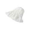 A Picture of product 970-317 Gloss Pro™ Finish Mop.  Looped End.  Medium Size.  Nylon Yarn.  1" Headband.  White Color.  Non-Linting.