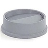 A Picture of product RCP-267200GY Rubbermaid® Commercial Untouchable® Round Swing Top Lidfor Round Waste Container, Plastic, Gray