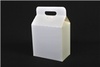 A Picture of product 971-100 Carry-Out Barn.  Picnic Barn with Full Flap Bottom.  8" x 5" x 8".  White Color, 125/Case