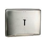 REFLECTIONS* Toilet Seat Cover Dispenser.  16.6" x 12.3" x 2.5".  Stainless Steel.