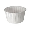 A Picture of product 971-586 Treated Paper Soufflé Portion Cups. 5.50 oz. White Color. 250 Cups/Tube.