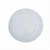 A Picture of product 971-633 No Slot Lid.  Clear.  100 Lids/Sleeve.