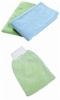 A Picture of product 972-752 Supremo™ Microfiber Cloth.  12" x 12".  Green Color.  Launderable.