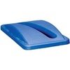 A Picture of product 561-133 Slim Jim® Paper Recycling Top for Slim Jim® Containers.  20-1/2" x 11-1/2" x 2-3/4".  Blue Color.