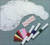 A Picture of product 973-751 Paper Napkin Rings.  White Color.