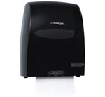 SANITOUCH Hard Roll Towel Dispenser. 12.63 X 16.13 X 10.2 in. Smoke color.