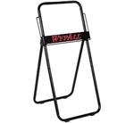 WYPALL* Jumbo Roll Dispenser.  16.75" x 33" x 18.5".  Black Color.  Metal with Trash Bag Attachment.