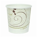 Dart® Flexstyle® Double Poly Food Containers. 16 oz. Symphony pattern.