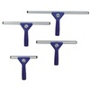 A Picture of product 977-263 Plastic Window Squeegee.  18" Long.  Blue & Gray Color.