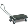 A Picture of product 977-348 Triple® Trolley, Standard Duty with User-Friendly Handle and 5" dia x 7/8" Casters.  500 lb. Capacity.  32-1/2" x 20".  Black Color.  3-Position Handle.
