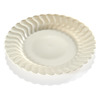 A Picture of product 241-628 Flairware Dinnerware.  9" Dinner Plate.  Clear Color.