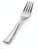 A Picture of product 969-451 Fineline Settings Silver Secrets Full Size Extra Heavy Forks. Silver color. 600 forks/case.