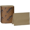 A Picture of product 226-915 EasyNap® Embossed Dispenser Napkins.  6.5" x 9.85" Napkin.  6.5" x 5" Folded Size.  Brown Color.  EPA Compliant.  250 Napkins/Package.
