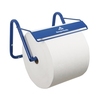 A Picture of product 967-039 GP Wall Mount Long Distance Roll Wiper Dispenser.  Blue Color.