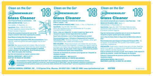 BioRenewables® Glass Cleaner