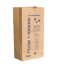 A Picture of product 969-778 Ice Cream Bag.  12 lb. Size.  7-1/16" x 4-1/2" x 13-3/4".  57 lb. Kraft Paper.