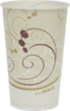 A Picture of product 100-323 Treated Paper Cup.  16 oz.  Symphony™ Design.  Use with L16BL, L16R, LC16BL, LD16C, LDDA16 Lids.  50 Cups/Sleeve.