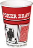 A Picture of product 102-108 Vending Cup.  Hot Cup.  8 oz.  Poker Design.
