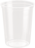 A Picture of product 327-410 Bare™ Eco-Forward™ RPET Deli Container.  32 oz.  Clear.  50 Containers/Sleeve.