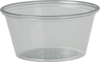 A Picture of product 106-216 Ultra Clear™ PET Soufflé Portion Cups.  2 oz.  Clear.  Use PL2 Lid.  250 Cups/Sleeve.