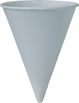 SOLO Cup Company 4BR Cone Water Cups, Cold, Paper, 4 oz., White, 200/Pack 