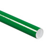 A Picture of product 967-080 Mailing Tubes with Caps.  2" x 18".  Green Color.