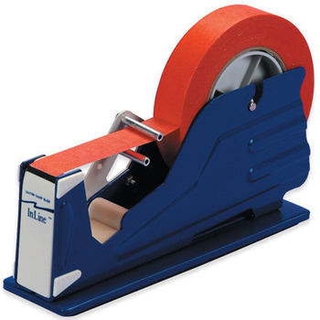 Single Roll Table Top Dispenser.  Holds 1" Tape with 3" Core.