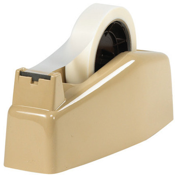 Table Top Dispenser.  Holds Tape with 3" Core.  Putty Color.