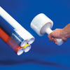 A Picture of product 969-393 Bundling Stretch Film. 3" x 600 Feet. 120 Gauge. Clear Color.