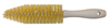 A Picture of product 966-323 Small Spoke Brush.  6" x 2" Brush.  10-1/2" Total Length.