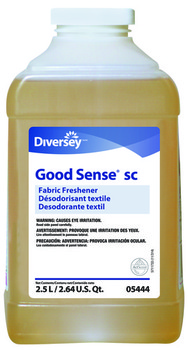 Good Sense® SC Fabric Freshener.  2.5 Liter J-Fill®. 2/cs. Yellow in color with a fresh scent.