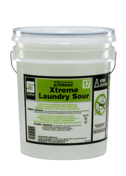 Clothesline Fresh™ #17 Xtreme Laundry Sour.  5 Gallon Pail.