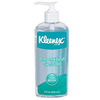 A Picture of product 889-568 KLEENEX® Instant Hand Sanitizer.  8 oz. Pump Bottle.  Clear.  Sweet Citrus Fragrance.  12 Bottles/Case.