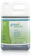 Green Works® Natural General Purpose Cleaner Concentrate.  128 oz. Bottle.