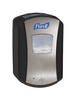 A Picture of product 672-228 PURELL® LTX-7™ Touch-Free Dispenser for PURELL® Hand Sanitizer. 8.64 X 5.74 X 3.94 in. Chrome and Black.
