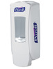A Picture of product 672-233 PURELL® ADX-12™ Push-Style Dispenser for PURELL® Hand Sanitizer. 1250 mL. 3.97 X 11.86 X 4.64 in. White.