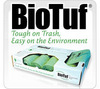 A Picture of product 861-750 Heritage Biotuf® Compostable Can Liners. 1 mil. 32 gal. 34 X 48 in. Green. 100/carton.