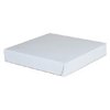 A Picture of product 174-408 Southern Champion Tray 1-Piece Paperboard Pizza Box with Lock Corners. 9 X 9 X 1.5 in. White. 100 boxes/case.