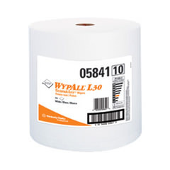 Jumbo Roll Wiper.  L30.  White Color.  12.4" x 13.3" Sheet.  950 Sheets/Roll.